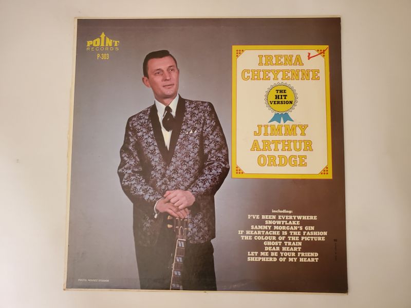 Jimmy Arthur Ordge Irena Cheyenne vinyl record